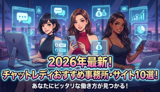 【2026年】チャットレディおすすめ事務所・サイト10選！