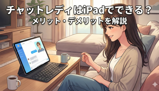 チャットレディはiPadでできる？メリット・デメリットを解説